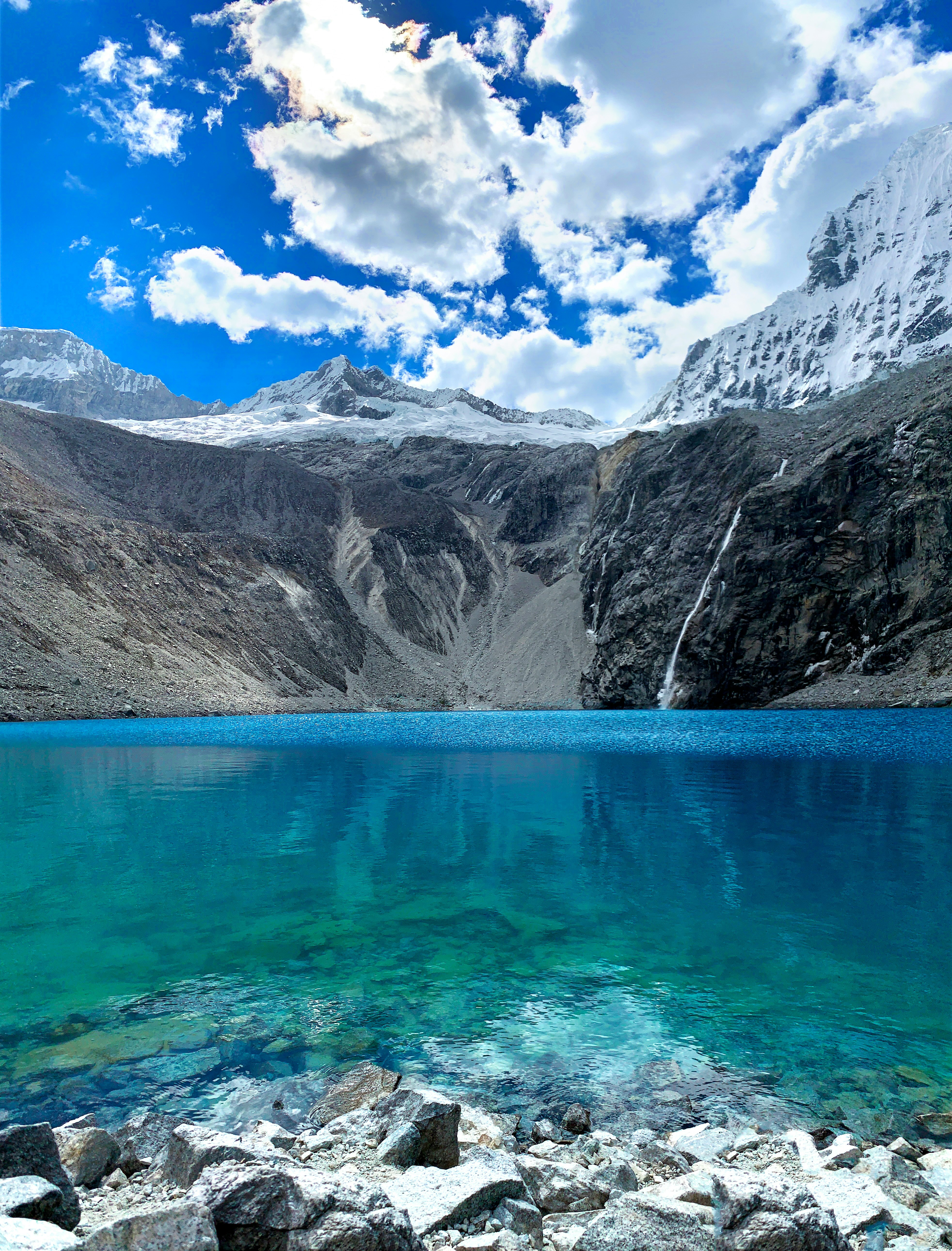 Montañas de Huaraz y el nevado Huascarán